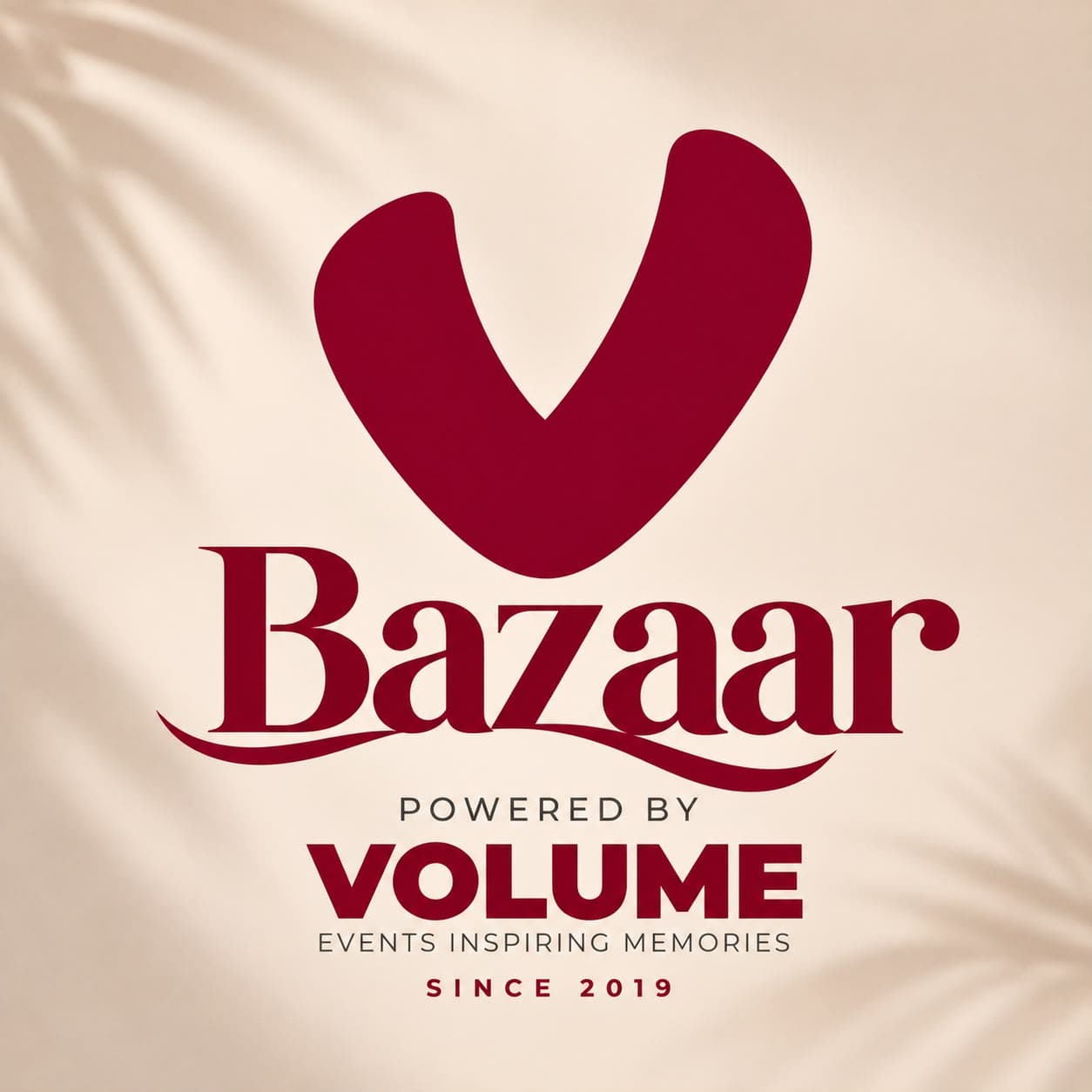 Bazaar logo, powered by Volume